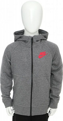 Джемпер Nike G NSW MDRN HOODIE FZ GFX 806212-094 р. L серый