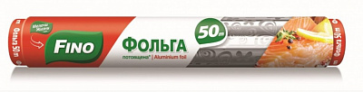 Фольга пищевая Fino 50 м алюминиевая