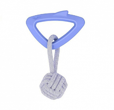 Игрушка AnimAll GrizZzly Акула с канатом мятный