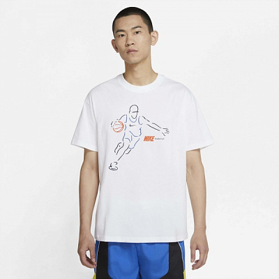 Футболка Nike M NK OC 90 SS TEE DJ1588-100 р.3XL белый