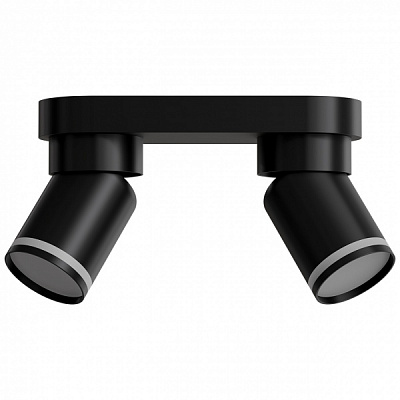 Спот Hopfen SPOT-133-2 PRIME BK 2xGU10 черный 