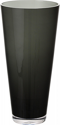 Ваза стеклянная Wrzesniak Glassworks Sofi 30 см серый 17-133B