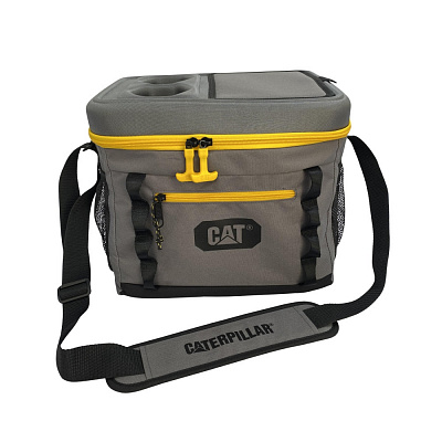 Сумка изотермическая CAT 18 л с держателем для банок и быстрым доступом
