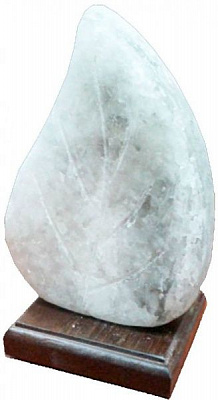 Настольная лампа соляная Ваше здоров'я Листик 20 Вт G5.3 оранжевый 