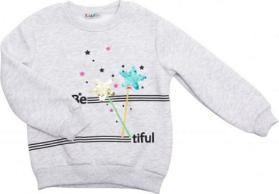 Свитшот ALG р.122 меланж 621445 