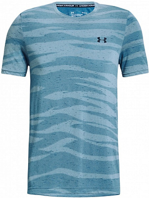 Футболка Under Armour UA SEAMLESS WAVE SS 1373726-781 р.SM зеленый