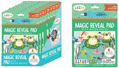 Розмальовка водяна LETS CRAFT Магічні перетворення _Життевий цикл MRP005