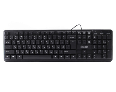 Клавиатура Maxxter KBM-U01-UA (KBM-U01-UA) black 