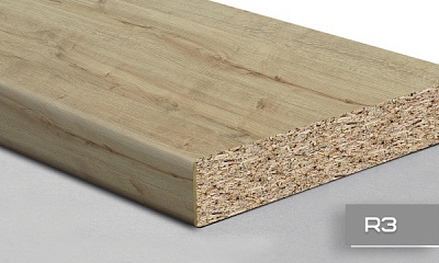 Столешница LuxeForm L152 3050x600x38 мм дуб бирмингем