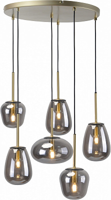 Світильник підвісний Sensio Hollywood 6x40 Вт E14 золото-димчастий ALB-P00420-SM-E