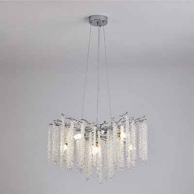 Люстра підвісна Luminaria Emma 8xE14 хром EMMA 8xE14 R600 CHROME