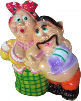 Скульптура садовая Парочка 45 см