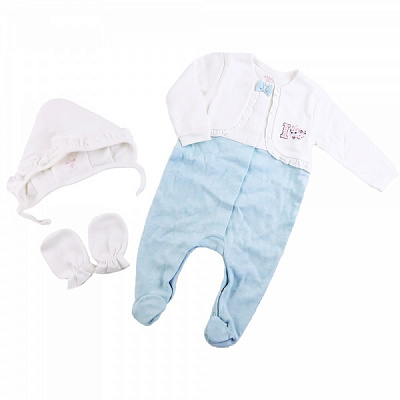 Комплект для новорожденных IDIL BABY 7161 3 предмета разноцветный р.50-56 