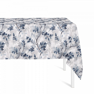 Скатерть Kyashar 150x250 см белый с синим Guy Laroche 