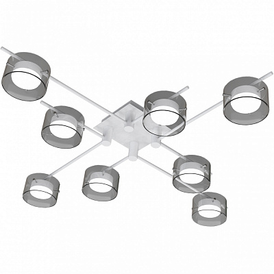 Люстра потолочная Hopfen STARK FJORD-GX-8S WH 8xGX53 белый