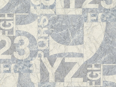 Обои виниловые на флизелиновой основе Славянские обои Elegance collection Цифры 2359-04 1,06x10,05 м 