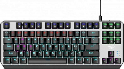 Клавіатура ігрова Aula Aegis Mechanical Keyboard EN/RU Blue switch (6948391240282) white