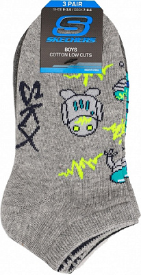 Носки Skechers S113335-031-7 р.OS серый