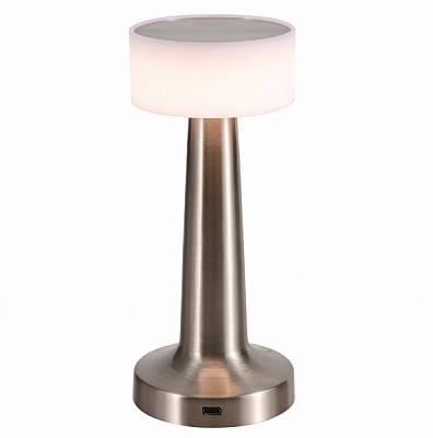 Настольная лампа никель Emma/TL1 satin nickel 