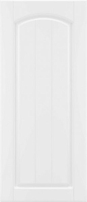 Фасад для кухни Грейд-Плюс Прованс белый гладкий №383 920x396 правый