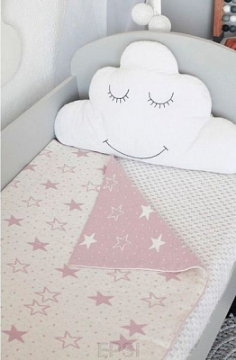 Плед Аrt Knit Прованс Stars 80x100 см розовый 