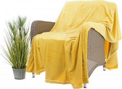 Плед Bamboo 200x220 см жовтий La Nuit