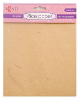 Бумага рисовая желтая 50x70 см Santi