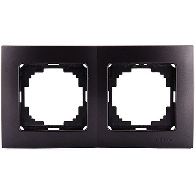Рамка двомісна Nilson Touran універсальна антрацит 24160092