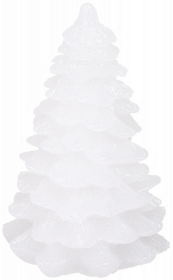 Свеча электрическая в форме елки белая 9х9912 см ACC674310 