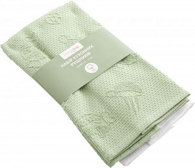 Набір рушників 2 шт. 40x60 см салатовий