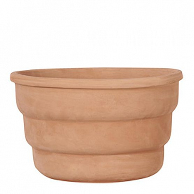 Вазон керамический Terraneo Lecco 20x11 cм овальный 0,6л терракот (700071) 