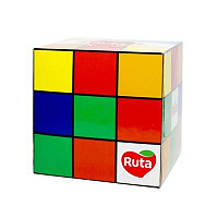 Серветки косметичні Ruta Палитра Кубик-Рубик 80 шт