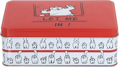 Коробка для печенья Let Me In 19x13x7 см Simon's Cat