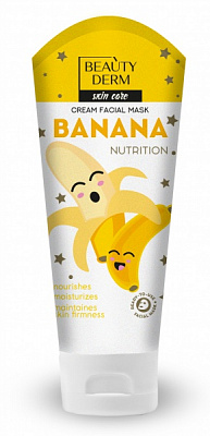 Маска для лица Beautyderm Банан питательная 75 мл