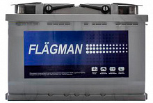 Аккумулятор автомобильный Flagman 6СТ-75 АзЕ Standart 75Ah 600A 12V «+» справа