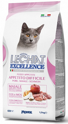 Корм сухой для привередливых кошек LECHAT EXCELLENCE Fussy appetite