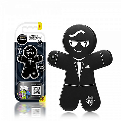 Ароматизатор на дефлектор Aroma Car Manny 929935 Black