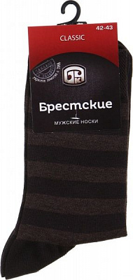 Носки мужские БЧК 2125 CLASSIC 045 р. 29 коричневый меланж 1 пар 
