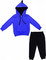 Спортивный костюм Роза для мальчика р.110 черный с синим 