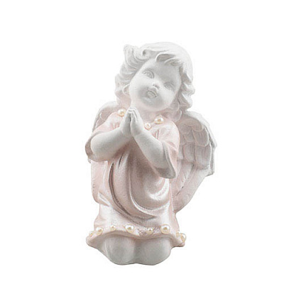 Статуэтка Decoline Ангелочек молится с жемчужинами (гипс) AN0719-2(G) 13 см 