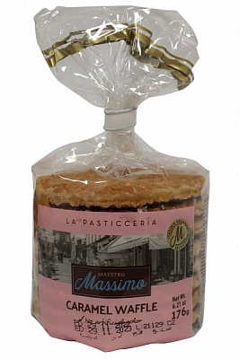 Вафли Caramel Waffle Maestro Massimo 176 г 