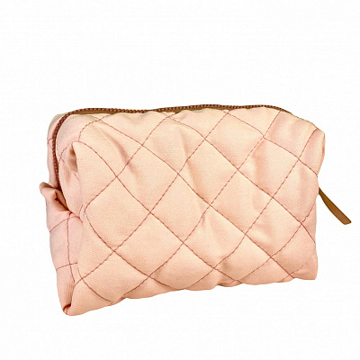 Косметичка Organize 24х13х13 стьобана текстиль (бенгалін) peach