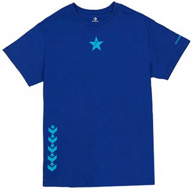 Футболка Converse WOMENS VLTG TEE 10019113-430 M синий