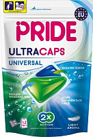 Капсулы для машинной стирки Pride Ultra Caps Universal 14 шт. 