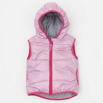 Жилет дитячий для дівчинки Соня р.128 світло-рожевий