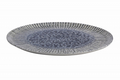 Тарелка обеденная IRIS BLUE 28 см Porland