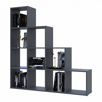 Стеллаж Doros 4х4 1407х1362х288 мм графит