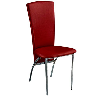 Стул Флорри хром красный