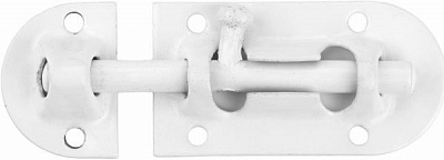 Шпингалет 060103 60103 белый 145 мм