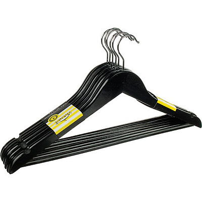 Набор плечиков Vivendi черный 45 см 6 шт. 